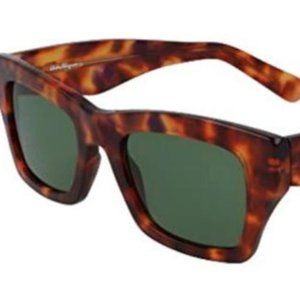 NWOT Salvatore Ferragamo Tortoise Sunglasses
